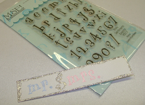 stamped strip & my sentiments exactly stamps