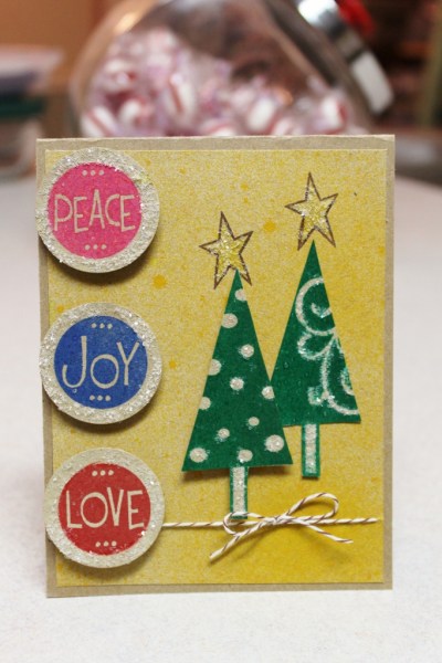 christmas tree card - stephanie barnard,colorbox,clearsnap,sprinkles chunky glitter,dye ink,premium dye ink,christmas papercraft,stamped card,tami sanders - card (682x1024)